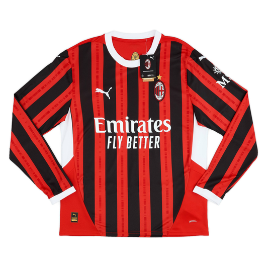 2024-25 AC Milan Home Long Sleeve Kit