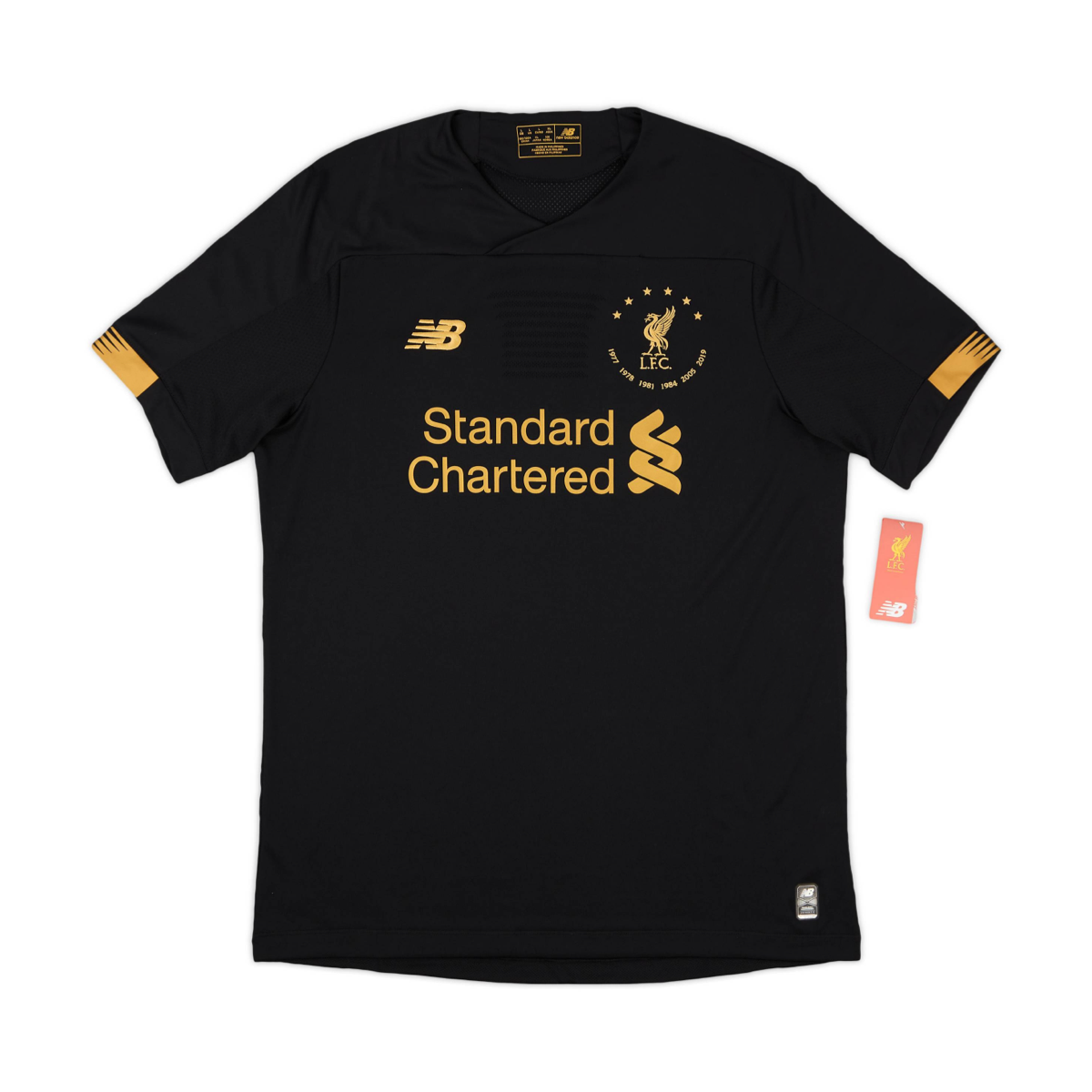 2019-20 Liverpool FC Goalkeeper Kit Black Gold