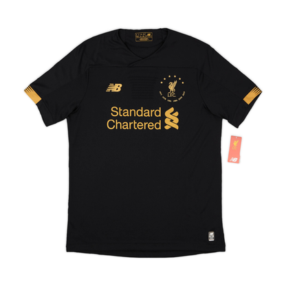 2019-20 Liverpool FC Goalkeeper Kit Black Gold