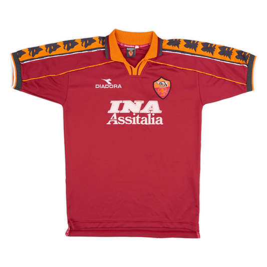 1998-99 AS Roma Home Kit