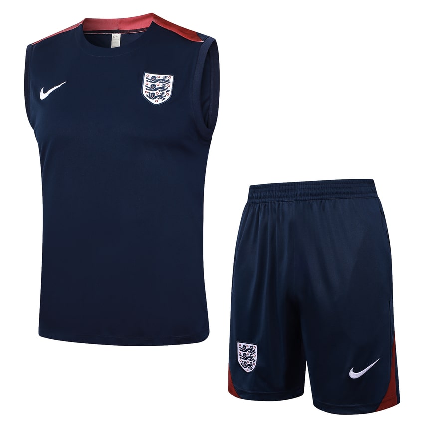 2024-25 England Sleeveless Training Set Dark Blue