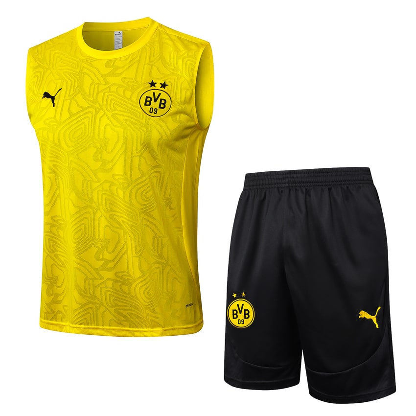2024-25 Borussia Dortmund Sleeveless Training Set Yellow
