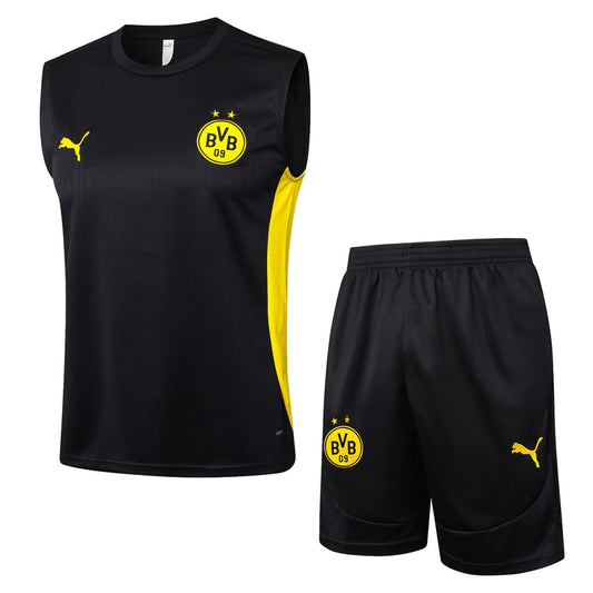 2024-25 Borussia Dortmund Sleeveless Training Set Black