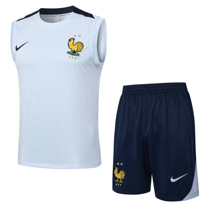 2024-25 France Sleeveless Training Set White