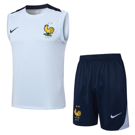 2024-25 France Sleeveless Training Set White