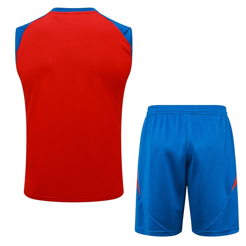 2024-25 Spain Sleeveless Training Set Red Blue