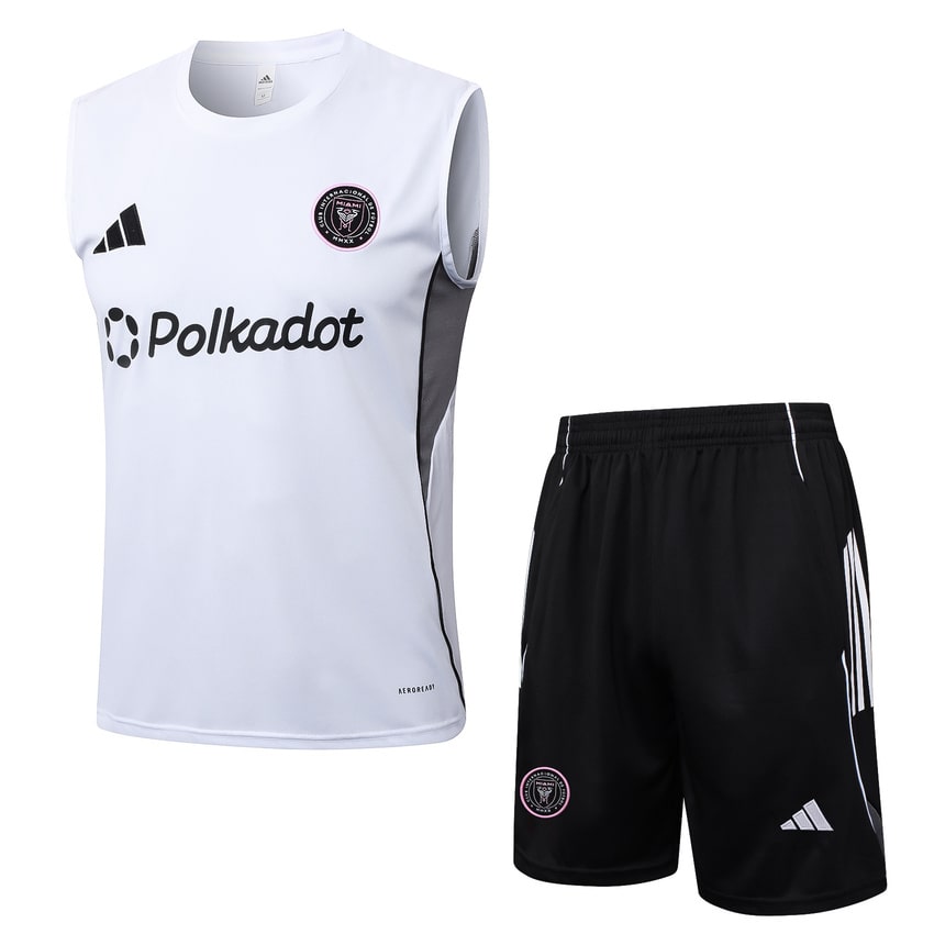 2025-26 Inter Miami CF Sleeveless Training Set White