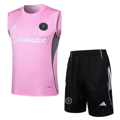2025-26 Inter Miami CF Sleeveless Training Set Pink