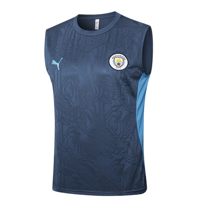 2024-25 Manchester City FC Sleeveless Training Set Blue