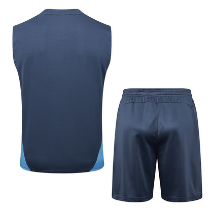2024-25 Manchester City FC Sleeveless Training Set Blue