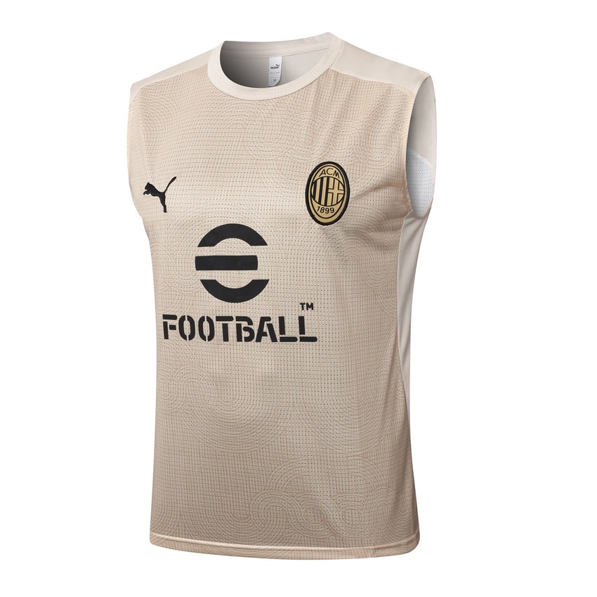 2024-25 AC Milan Sleeveless Training Set Beige