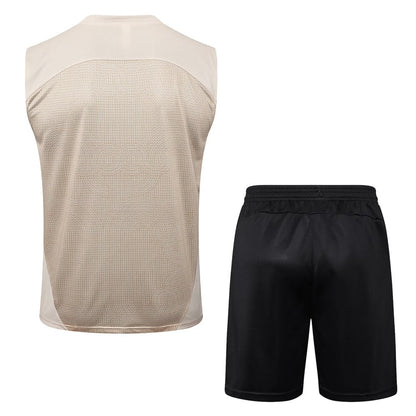 2024-25 AC Milan Sleeveless Training Set Beige