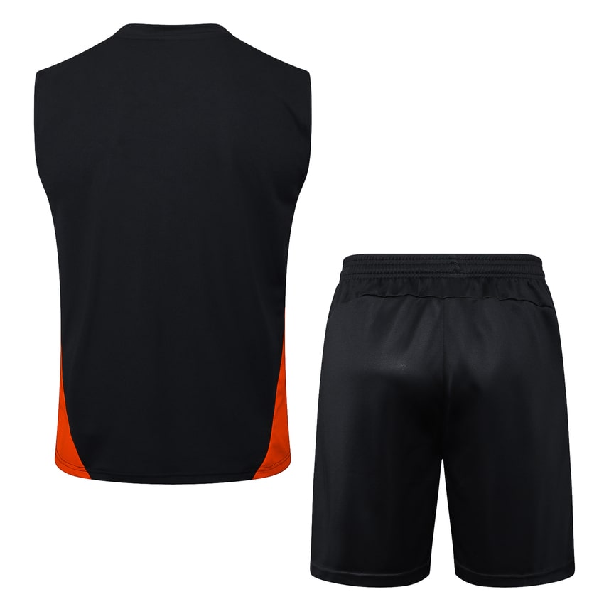 2024-25 AC Milan Sleeveless Training Set Black