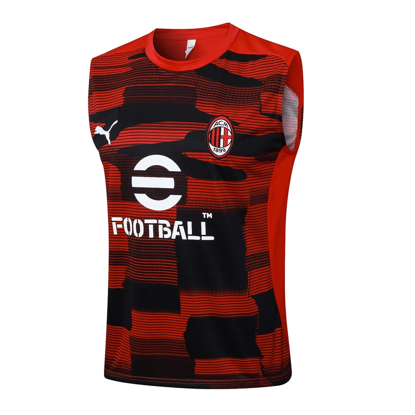 2024-25 AC Milan Sleeveless Training Set Red