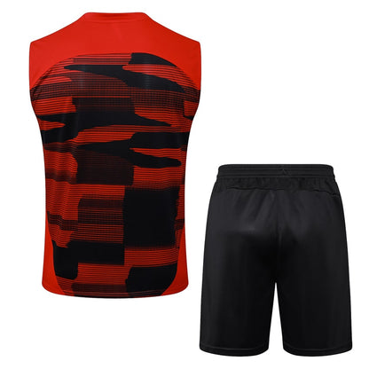 2024-25 AC Milan Sleeveless Training Set Red