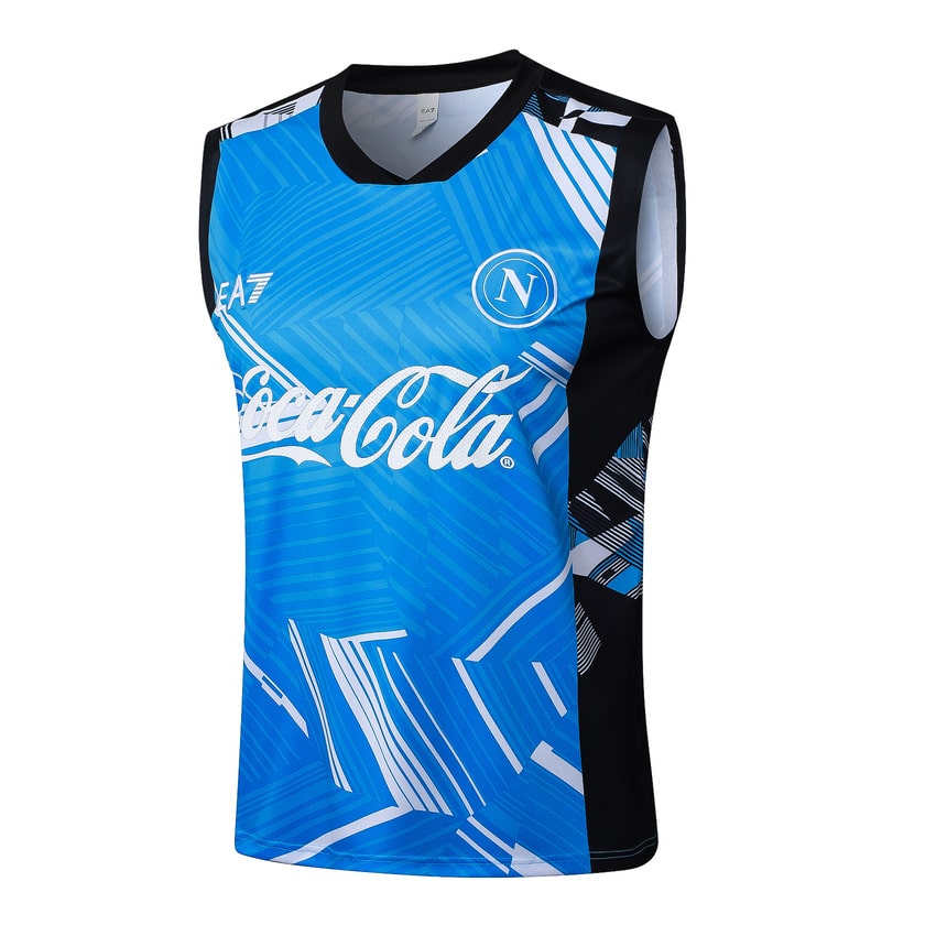 2024-25 SSC Napoli Sleeveless Training Set Light Blue