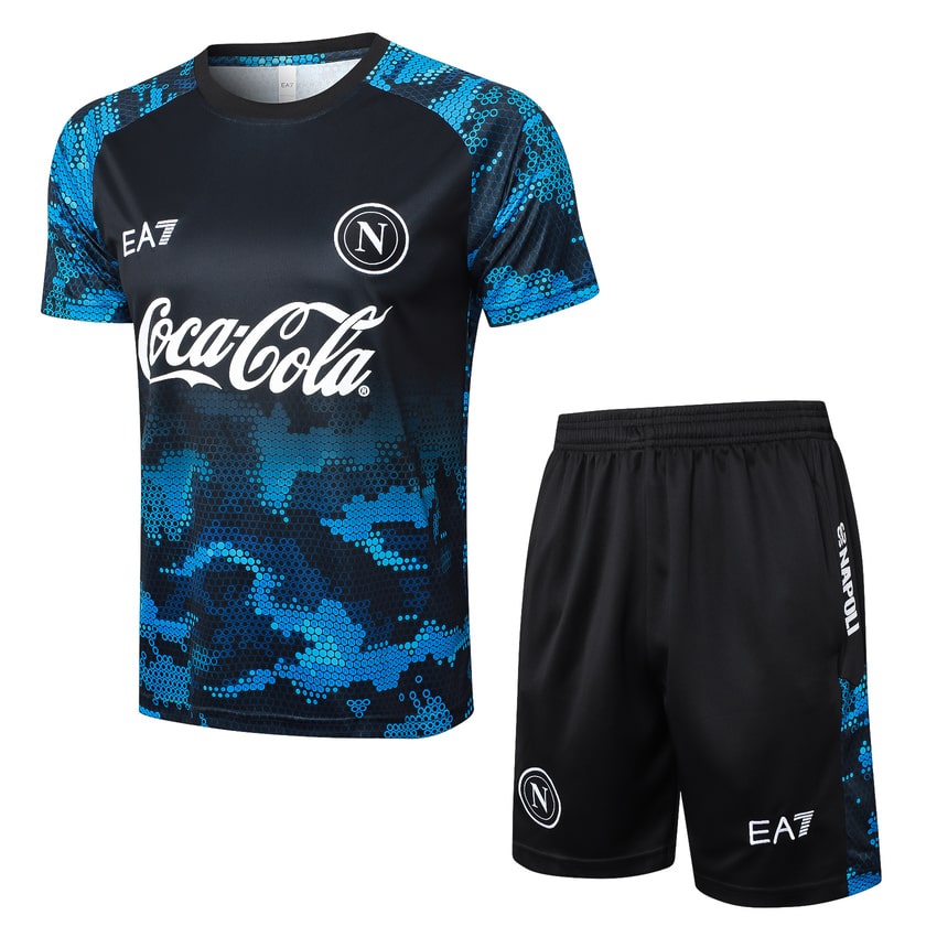 2024-25 SSC Napoli Training Set Black Blue