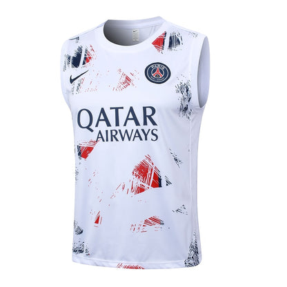2024-25 PSG Sleeveless Training Set White Blue