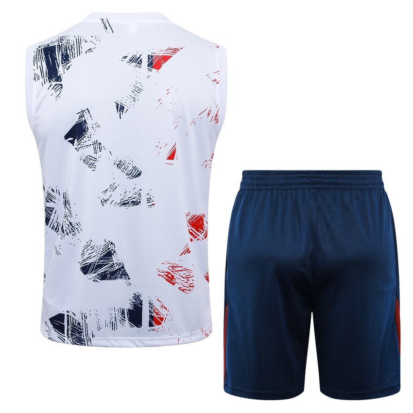 2024-25 PSG Sleeveless Training Set White Blue