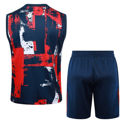 2024-25 PSG Sleeveless Training Set Blue Red