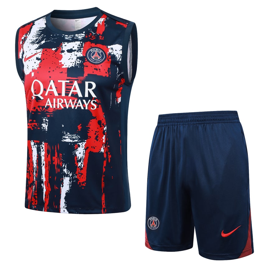 2024-25 PSG Sleeveless Training Set Blue Red