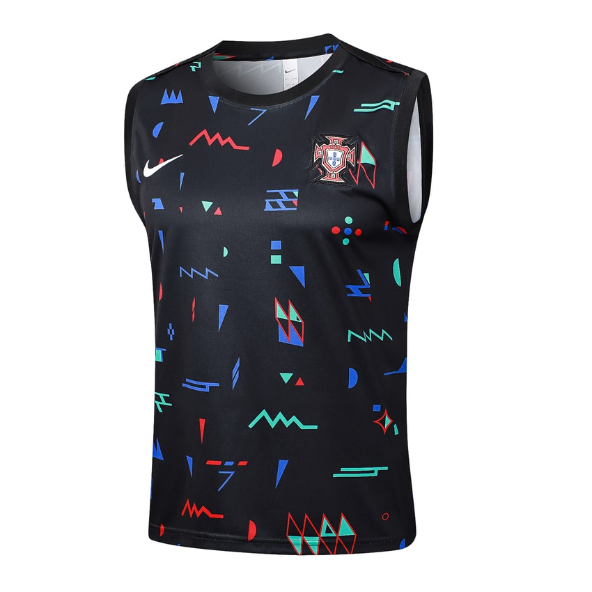 2024-25 Portugal Sleeveless Training Set Black