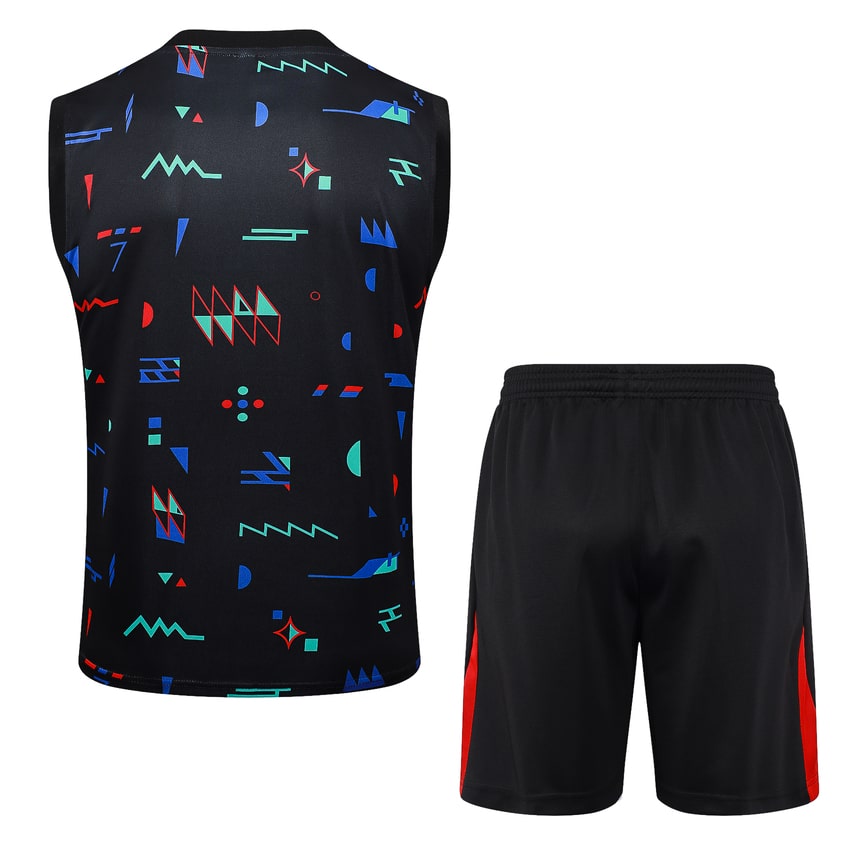 2024-25 Portugal Sleeveless Training Set Black