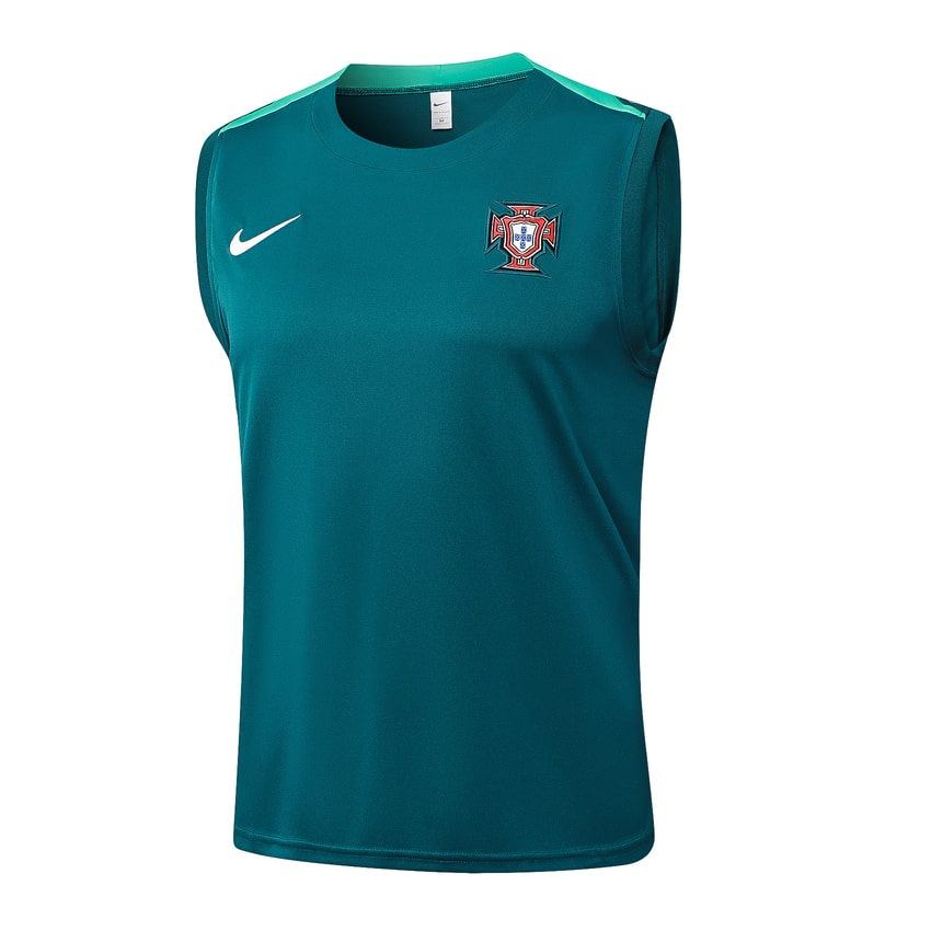 2024-25 Portugal Sleeveless Training Set Turquoise