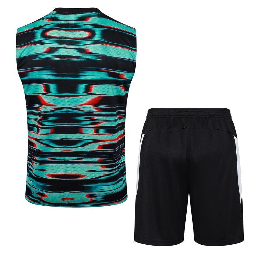 2024-25 Portugal Sleeveless Training Set Green Black
