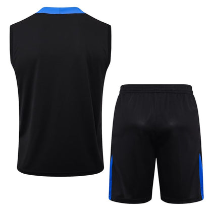 2024-25 Inter Milan Sleeveless Training Set Black
