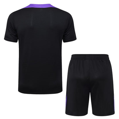 2025-26 FC Barcelona Training Set Black Purple