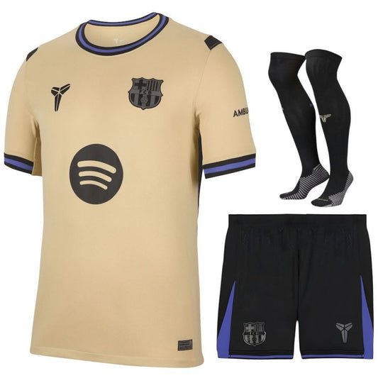 2025-26 FC Barcelona Away Kit KIDS