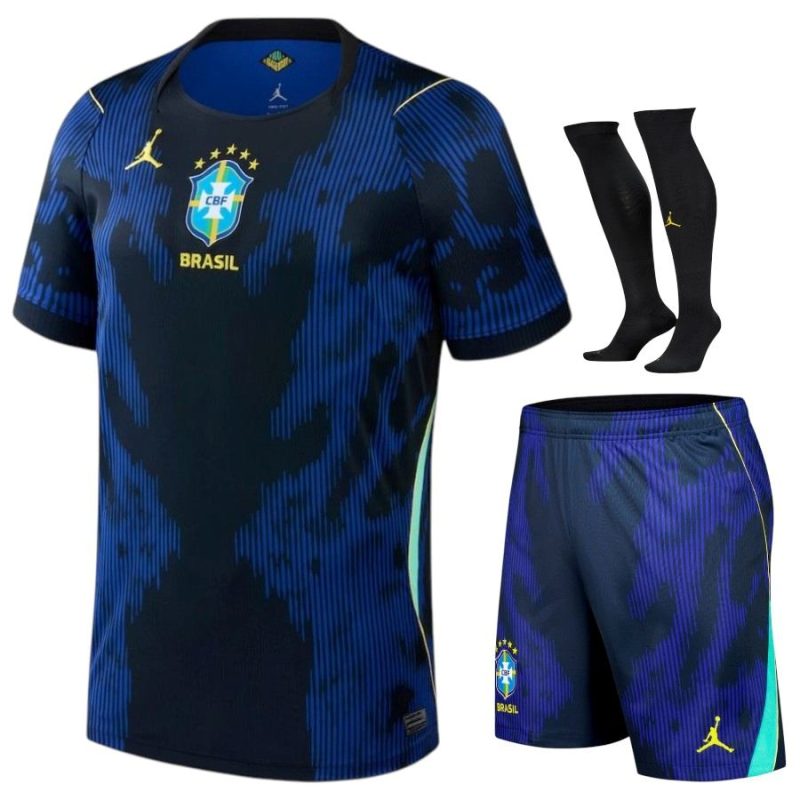 2026 Brazil Away Kit KIDS