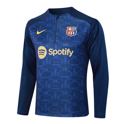 2024-25 FC Barcelona Trainingsuit Blue