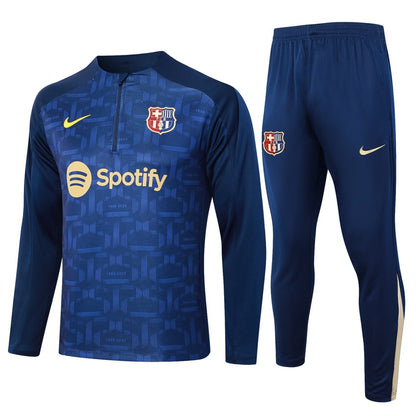 2024-25 FC Barcelona Trainingsuit Blue