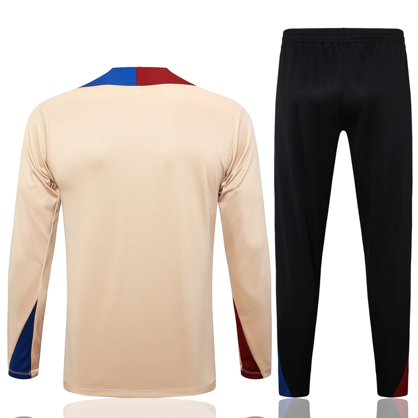 2024-25 FC Barcelona Trainingsuit Beige