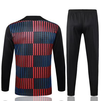 2024-25 FC Barcelona Trainingsuit Blue Red