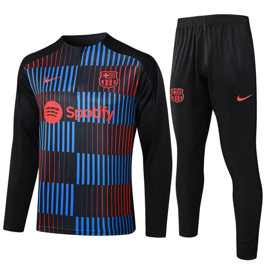 2024-25 FC Barcelona Trainingsuit Blue Red