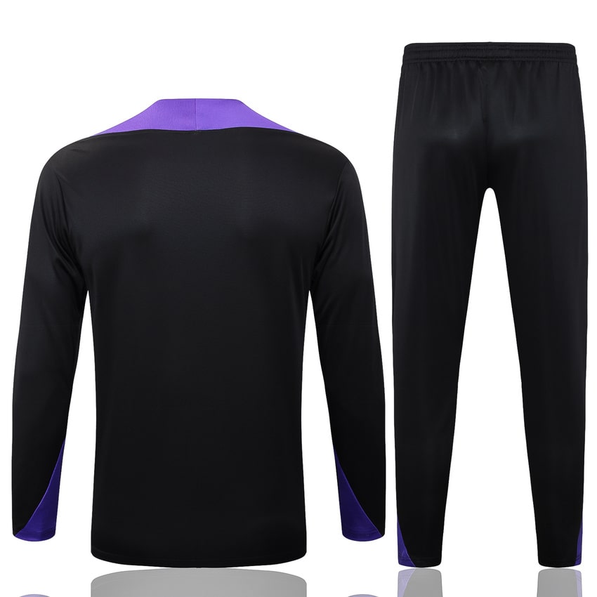 2025-26 FC Barcelona Trainingsuit Black Purple