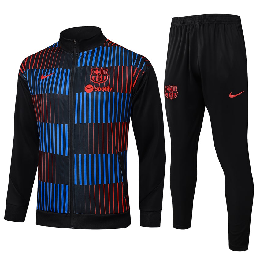 2024-25 FC Barcelona Tracksuit Blue Red