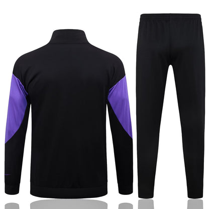 2025-26 FC Barcelona Tracksuit Black Purple