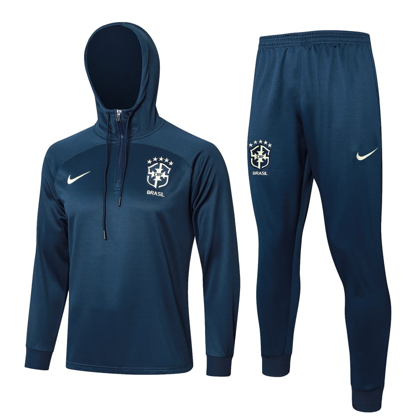 2024-25 Brazil Tracksuit Dark Blue