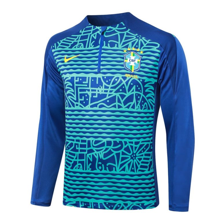 2024-25 Brazil Trainingsuit Blue Green