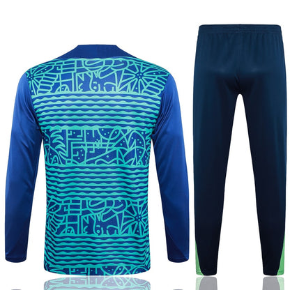 2024-25 Brazil Trainingsuit Blue Green