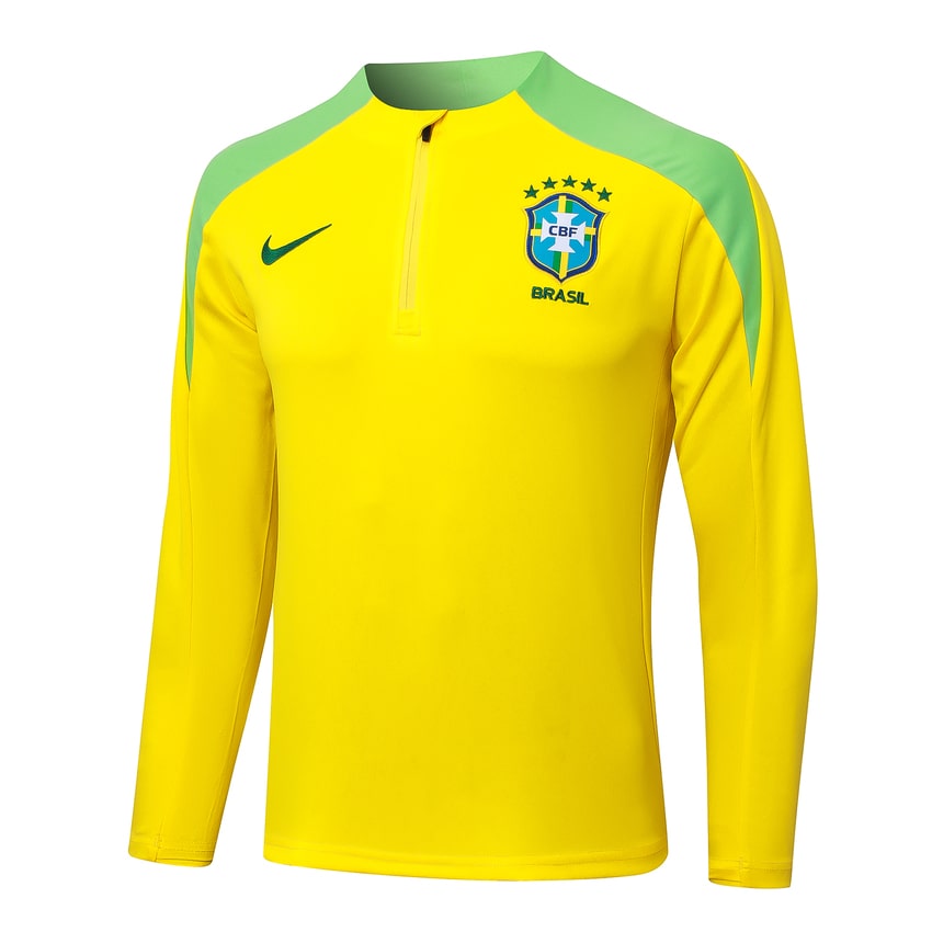 2024-25 Brazil Trainingsuit Yellow