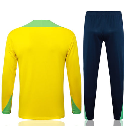 2024-25 Brazil Trainingsuit Yellow