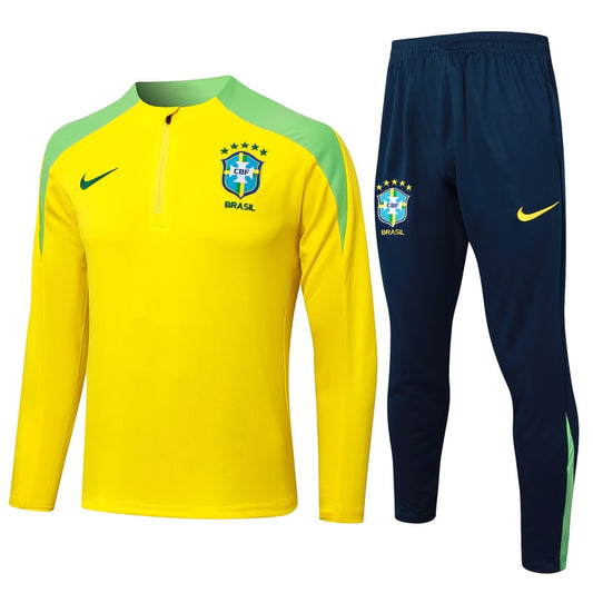 2024-25 Brazil Trainingsuit Yellow