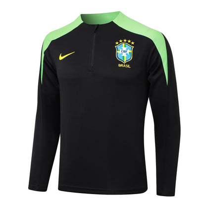 2024-25 Brazil Trainingsuit Black