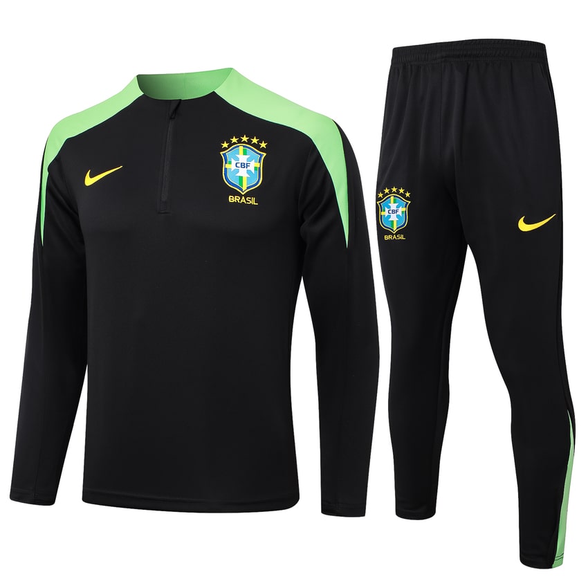 2024-25 Brazil Trainingsuit Black