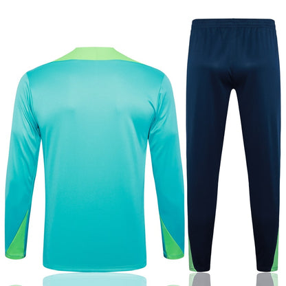 2024-25 Brazil Trainingsuit Turquoise